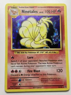 Ninetales 15/108 NM Pokemon XY Evolutions Holographic Foil 2016 Near Mint - Image 1