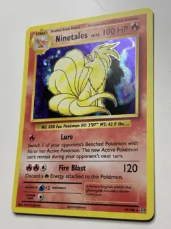 Ninetales 15/108 NM Pokemon XY Evolutions Holographic Foil 2016 Near Mint - Image 3