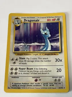 Dragonair 18/102 Base Set Rare Unlimited WOTC Pokemon TCG 1999 NM - Image 5