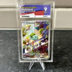 Pokemon: Bulbasaur - 143/142 - Stellar Crown - ACE MINT 9 🌟 - Image 1