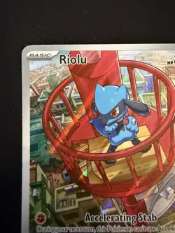 Riolu | Mega Evolutions | 010 | ETB Promo Pokemon Center Stamped TCG - Image 3