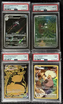 4 PSA Pokemon Slab Lot - Image 1