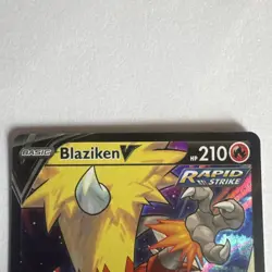 Pokemon TCG Blaziken V TG14/TG30 Silver Tempest Trainer Gallery Ultra Rare NM - Image 2