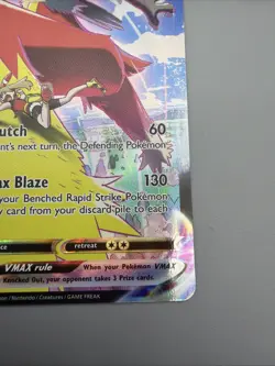 2022 Pokemon TCG Blaziken VMAX Silver Tempest Trainer Gallery TG15/TG30 - Image 5