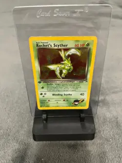 2000 Pokemon TCG Gym Heros 1st Edition HOLO #13/132 ROCKET'S SCYTHER - Image 2