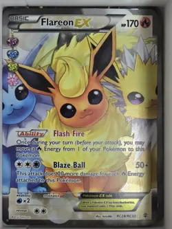 Flareon EX (Full Art) RC28/RC32 MP/DMG - Pokemon Generations: Radiant Collection - Image 1
