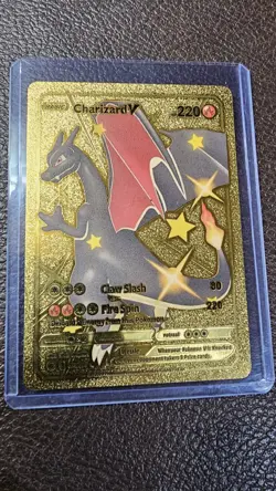 Pokemon TCG Charizard v Champions Path 79/73 Secret Rare NM - Image 1