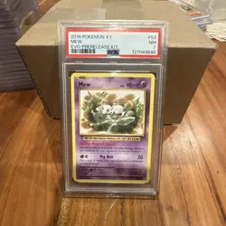 2016 Pokemon: MEW 53/108 - [Prerelease Kit] Non-Holo [XY Evolutions] NM - PSA 7 - Image 1