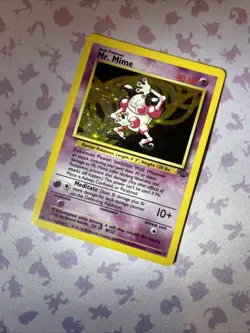 Pokemon TCG Mr. Mime Jungle 6/64 Holo Unlimited Holo Rare - Heavy Play HP - Image 2