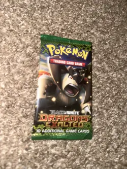Pokemon Black & White Dragons Exalted Booster Pack Factory Sealed Terrakion Art - Image 1
