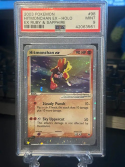 Hitmonchan EX - Holo 2003 - #98 - Ruby & Sapphire - PSA 9 - Pokemon English - Image 1