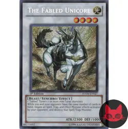 Yugioh The Fabled Unicore HA04-EN027 Secret Rare 1st Edition NM - Image 1