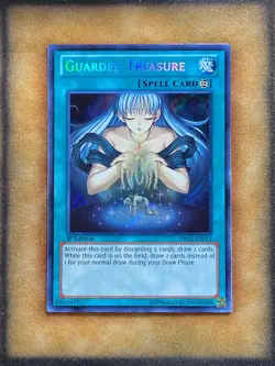 Yugioh Guarded Treasure DRLG-EN013 Secret Rare 1st Ed NM - Image 1