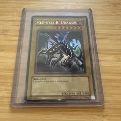 Red-Eyes B. Dragon LOB-070 MODERATE CONDITION - Image 4