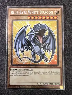Yugioh Blue-Eyes White Dragon BLMM-EN001 Starlight Rare 1st Edition NM - Image 1