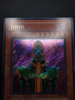 YUGIOH 2003 | JINZO | BPT-011 | PROMO | SECRET RARE | VG - EXCELLENT - Image 4