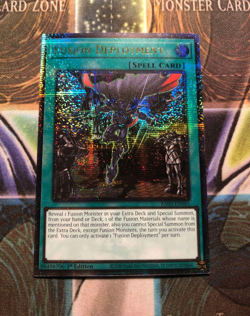 * FUSION DEPLOYMENT * 1ST EDITION QUARTER CENTURY SECRET RARE RA02-EN065 YUGIOH! - Image 1