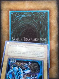 Yugioh Blue-Eyes White Dragon PCK-001 Parallel Secret Rare Promo MP - Image 4