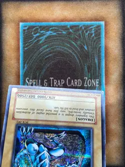 Yugioh Blue-Eyes White Dragon PCK-001 Parallel Secret Rare Promo MP - Image 5