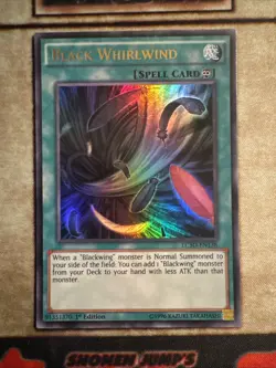 Yugioh! Black Whirlwind - LC5D-EN138 - Ultra Rare - 1st Edition - NM 2201 - Image 1