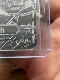 2025 One Piece OP12 Marshall D Teach 3nd Anniversary Silver SP Foil - Image 3