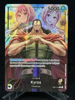 One Piece TCG EB01 Memorial Collection Kyros EB01-040 Alt Art ENG NM English - Image 1