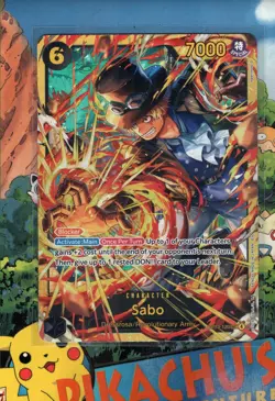 One Piece TCG Sabo (SEC) OP13-120 - Carrying on His Will Holo NM/M - Image 1
