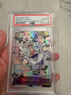 2023 ONE PIECE OP05-AWAKENING OF THE NEW ERA #119 MONKEY D. LUFFY PSA 10 - Image 3