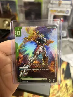 Gundam Card Game - Wing Gundam Zero LR English - GD01-024 LR - Newtype Rising - Image 1