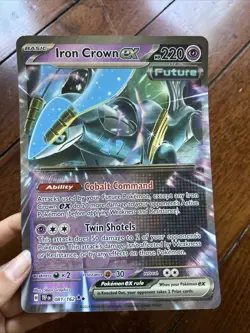 Three Jumbo Pokemon Cards! Snorlax Gx, Iron Crown Ex, And Pikachu Gx - Image 1