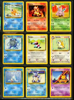 1999 Pokemon Base Set COMPLETE Unlimited Edition NON HOLO Cards #17-102 Lot RARE - Image 4