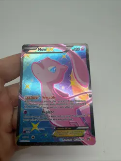 Pokemon Mew EX Full Art Holo Ultra Rare RC24/RC25 Legendary Treasures Card - Image 3