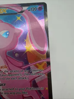 Pokemon Mew EX Full Art Holo Ultra Rare RC24/RC25 Legendary Treasures Card - Image 4