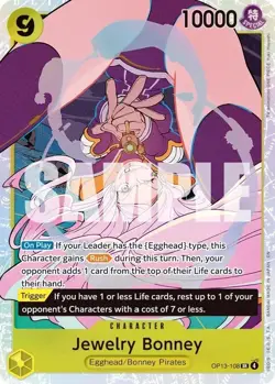 OP13-108 - Jewelry Bonney - SR Foil - OP13 - One Piece Card Game NM English - Image 1