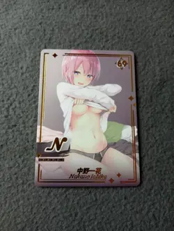 Ichika Nakano Quintuplets N69 GENKI PARADE goddess story waifu anime card - Image 1