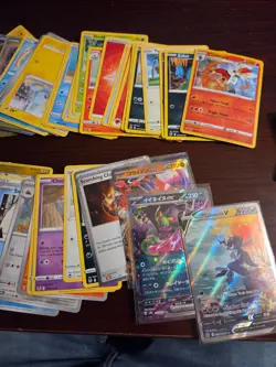 Pokemon Card lot, over 100 cards, includes 6 unopened trick or trade packs - Image 2