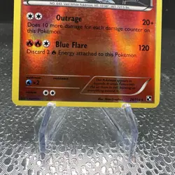 Pokemon TCG Reshiram Reverse Holo Rare Card 26/114 Black White - Image 4