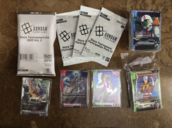 GUNDAM CARD GAME STORE TOURNAMENT KIT 2025 VOL. 2 NEW/SEALED +more - Image 1