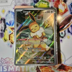 Pokemon Eevee SVP EN 173 Promo Holo Card Pokemon Center SEALED - Image 1