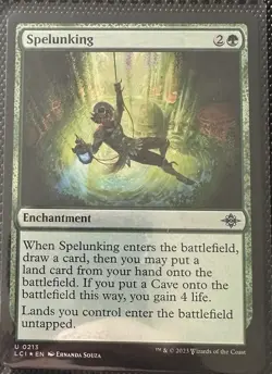 Spelunking U the Lost Caverns of Ixalan Card 213 NM Condition FOIL NM - Image 1