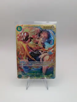 Monkey D Luffy OP13-118 Secret Rare One Piece Card English Carrying On His Will - Image 1