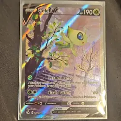 Pokemon TCG Celebi V Full Art Ultra Rare Holo Card 245/264 Fusion Strike - Image 1