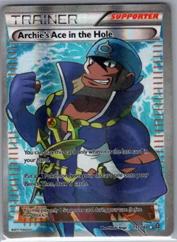 Archie's Ace In The Hole 157/160 Full Art - XY Primal Clash - Pokemon Card - NM - Image 1