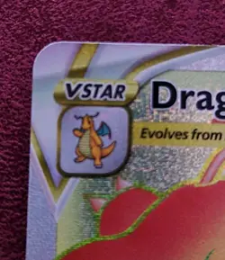 Dragonite VSTAR 081/078 Full Art Rainbow Secret Rare pokemon GO Card - Image 4