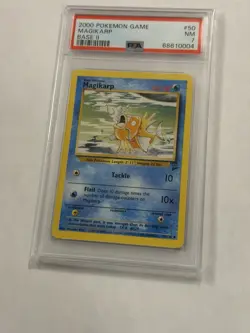 Magikarp 50/130 2000 Pokemon Game Base 2 Set PSA 7 II Vintage Graded Card - Image 1