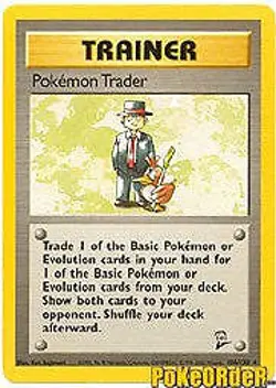 Pokemon BASE SET 2 Card 106/130 Trainer Pokemon Trader - Image 1