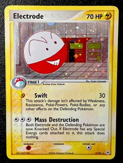 Electrode Looking at Swirl 5/101 LP Front MP Back Holo Rare Pokemon Card! - Image 2