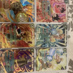 Dragonball Super Card Lot Of 16 SCR/SPR/SR NM Condition Worth $160 - Image 3