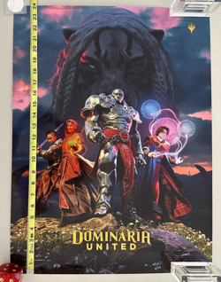 Magic The Gathering Dominaria United Foil Promotional Poster MTG - Image 2