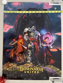 Magic The Gathering Dominaria United Foil Promotional Poster MTG - Image 3
